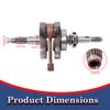 Crankshaft Replacement for P015000132000100 Replacement for Hisun Massimo 550 view 4