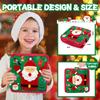 Montessori Christmas Busy Book for Toddlers 1-3- Learning Busy Book with Santa,Tree Decorating,Nativity-Autism Sensory Toy for Toddler 3-5 Airplane Travel Toy,Christmas Toddler Gifts for Girls & Boy view 2