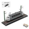 BICRKTOMXY BR103 Electric Locomotive Train Builidng Blocks Set, 2,601 Pieces Airport Express Building Kit, Collectible Train Building Model for Adult & Ideal Gift for Home Dcor - Dynamic Version view 1