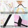 Personalized Toddler Nap Mat with Name for Kids Custom Rainbow Sleeping Bag with Pillow & Blanket for Girls Ideal Slumber Bags for Daycare, Preschool & Kindergarten view 4