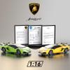 AEROQUEST Lamborghini Remote Control Car,Officially Licensed 1:16 Scale Lambo Rechargeable Hobby Rc Cars with Headlight, 2.4GHz Race Car Toys for Boy Girl 4-12 Years Old, 12Km/h, (Yellow) view 2