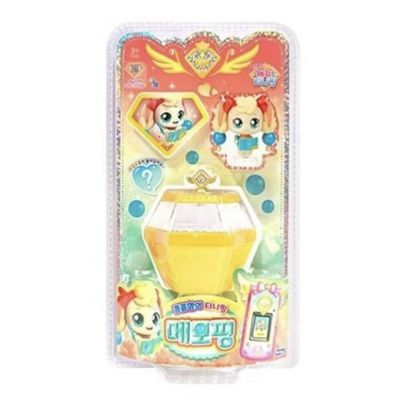 caincosmetic Catch Teenieping Cute Figure Cube with Accessories and Stickers  Transformable Collectible Toy with QR Medal and Display Stand (Memoping )