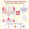 BABY JOY Baby Jumpers and Bouncers, Infant Activity Center with Music Lights Sounds, 360 Rotating Seat and 3 Adjustable Heights, Baby Play and Learning Center for 6-12 Months view 3
