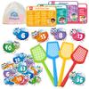Coogam Math Counting Game, Math Manipulative Learning Swat The Fly Cards, Practice with Addition, Subtraction, Multiplication & Division, 1st 2nd & 3rd Grade Educational Toy for Homeschool view 1