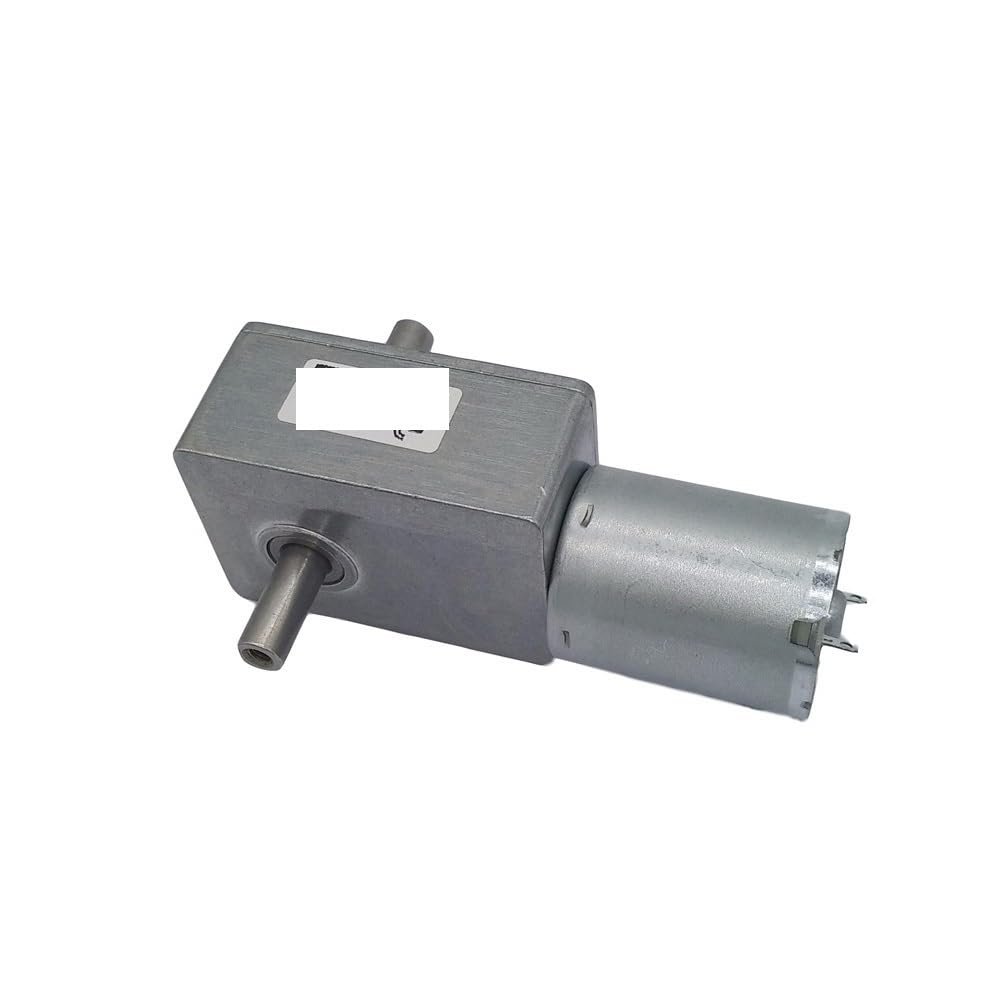 6V Small DC Gear Reduction electronic starter JGY370S 12V Double Shaft Worm Gear electronic starter 24V Self-lock package A 6V 150rpm