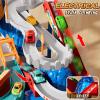 MSKOLER Dinosaur Race Car Tracks for Toddlers 2-4 Years, Dinosaur Climbing Hills Railcar, Toy Car Track Play Set with 7 Small Race Cars, Preschool Birthday Gifts for 3 4 5 6 7 8 Year Old Boys Girls view 2