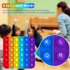 2Pack Pop Fidget Toys,ABC Learning and Educational Toys,26 Letters and Numbers 1-30,Popper Games Bulk and Party Favors Toddler Sensory Toys for Christmas Birthday Gifts,Classroom Prizes (2) view 4