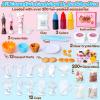 18 Minature Food Slime Kit for Girls, Mini Sweet Dessert & Drink, Arts and Crafts Set, DIY Kitchen Pretend Play Toys, Classroom Prizes Party Favors Gift for Kids Ages 8-12, NOT Edible view 3