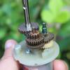 Permanent Magnet DC Gear electronic starter, Forward and Reverse Slow Speed electronic starter, Large Torque Adjustable Speed electronic starter, 385 Carbon Brush view 4