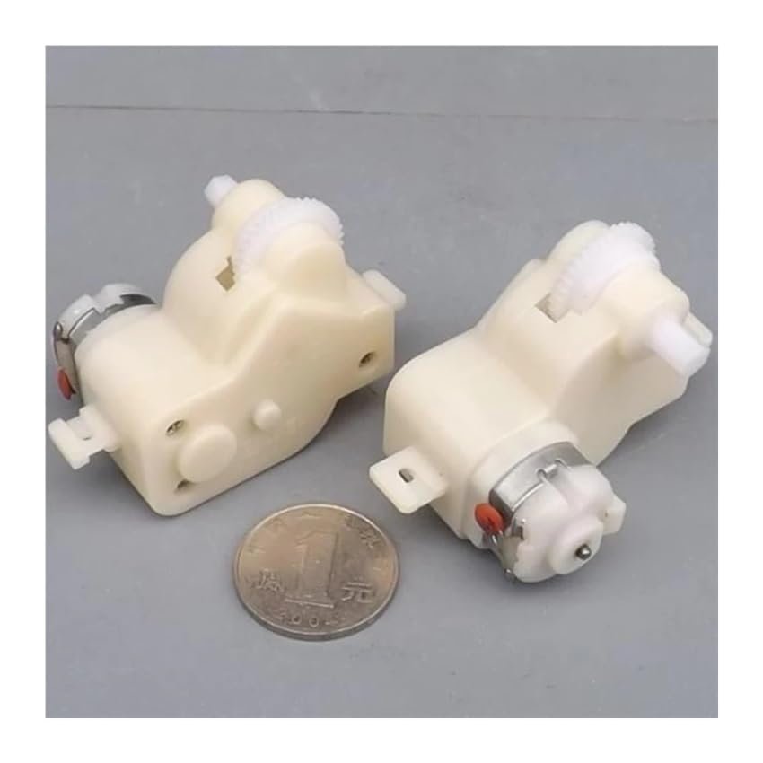 1 Pair 130 Gear electronic starter DC 6V Gear electronic starter Speed Reductor 100rpm Reduction Ratio 1:72