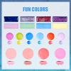 Stitch All-in-One Kids Cosmetic Compact Set Includes Washable Lip Gloss, Eye Shimmer, Cheek Shimmer, Brushes Colorful Portable Beauty Set for Girls, Tweens, Ages 3+ by Townley Girl view 4