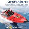 rcxperts New 725 RC Boat with LED Lights, 2.4GHz Remote Control Boat for Lakes Pools Salt Water, High Speed RC Sport Jet B-Oat RTR for Adults Gifts Toys (Red) view 2