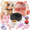 Vanvimen 16 Pcs Robot Dog Toys for Girls, Toys for 3 4 5 6 7 8 Year Old Girls Kids Boys, Realistic Robot Puppy Toy for 5-7 6-8, Ideas Birthday Gifts for Girl 3 4 5 6 Year Old view 1