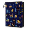 Kuquteed Construction Trucks Trading Card Binder 9 Pocket 900 Cards Holder Collector Album with 50 Removable Sleeves Gifts for Boys Girls Excavator Blue Sports Game Cards view 1