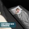 Blackout Tent for Pack N Play: Portable Baby Sleep Pod with 1-Click Setup, Mini Crib Cover with Monitor and Fan Pouches, Blocks 95% of Light, Travel Crib Canopy view 4