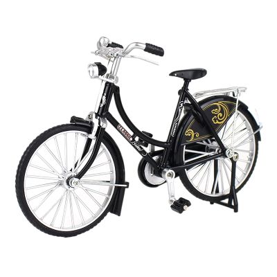 Retro Mini-Finger Bike with Metal Frame Simulation - Great for Men, Women, Teens & Adults - Cake Topper Party Decorations & Birthday Gifts