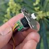 Monitoring Swing Head electronic starter Two-phase Four-wire 15mm Stepping Gear electronic starter with 10 * 12mm Precision Gearbox, Fixed Bracket view 3