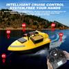URFunModel V020 RC Bait Boat for Fishing, 500M 3 Compartments High-Speed Remote Control Bait Boat with 40 GPS Points/Luminous Effect, Outdoor Toy Gift for Adults, US Plug view 3