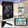 Kuquteed Monster Truck Trading Card Binder 4 Pocket 400 Cards Holder Collector Album with 50 Removable Sleeves Gifts for Boys Girls Purple Green Car Sports Game Cards view 2