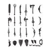 24 Unique Dark Arms Building Blocks Set, Weapon Pack Includes Multiple Weapons, Shields, Bows and Melee Weapons, Compatible (24PCS) view 2