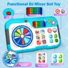 Baby DJ Set, Toddler Musical DJ Table with Lights for 6-12 Months, Preschool Infant Tummy Time Toy, Interactive Early Sensory Development Toy, 1st Christmas Birthday Gifts for Boys Girls Age 1 2 3 view 3