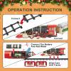 JQ JUQU Remote Control Train Set for Kids Ages 3-8 with Steam, Lights and Sounds, Electric Toy Train with 4 Cars and Tracks for Indoor Play and Holiday Decor view 4