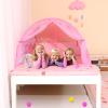 Bed Tent for Kids Lucky Castle Bed Tent Foldable Play House for Children Play Tents for Girls Boys Sleeping Canopy Playhouse view 2