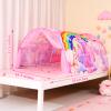 Bed Tent for Kids Lucky Castle Bed Tent Foldable Play House for Children Play Tents for Girls Boys Sleeping Canopy Playhouse view 4
