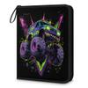 Kuquteed Monster Truck Trading Card Binder 9 Pocket 900 Cards Holder Collector Album with 50 Removable Sleeves Gifts for Boys Girls Purple Green Car Sports Game Cards view 1