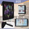Kuquteed Monster Truck Trading Card Binder 9 Pocket 900 Cards Holder Collector Album with 50 Removable Sleeves Gifts for Boys Girls Purple Green Car Sports Game Cards view 2