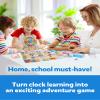 Coogam Wooden Clock Teaching Time Toy, Analog Digital Clock with Fly-Telling Time Board Game, Montessori Time Learning Educational Toy for 3 4 5 Year Old Homeschool Classroom Kids view 4
