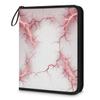 Kuquteed Red Lightning Trading Card Binder 9 Pocket 900 Cards Holder Collector Album with 50 Removable Sleeves Toys Gifts for Boys Girls Marble Sports Game Cards view 1