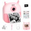 Kids Camera Instant Print, Birthday Gift for Kids Age 3-12, Selfie Digital Camera with 1080P Video & 2.4" Screen, Toddler Camera for 4 5 6 7 8 9 Year Old Boys Girls view 1