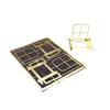 1/35 Scale Inflatable Life Raft Quick-Release Frame Brass Photo-Etched Parts for Naval Diorama Detailing view 1
