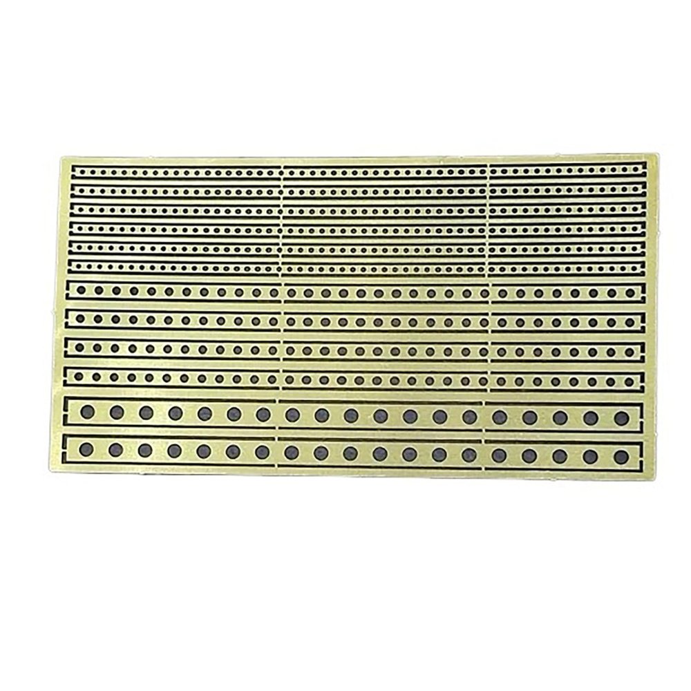 1/700 Scale Naval Perforated Deck Strips Brass Photo-Etched Modification Parts for WWII Ship Models