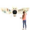Baotree Owl Activity Wall Busy Board Panels, Montessori Sensory Toys, Toddler Learning Activity Center,Interactive Wooden Learning Toy for Toddler Playroom & Children's Daycare view 1