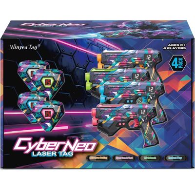 Laser Tag Guns Set of 4, Lazer Tag Game for Kids, Teens & Adults,Fun Outdoor Teenage Game & Activities, Gift for Teenage Ages 8 9 10 11 12+Year Old Boy & Girls