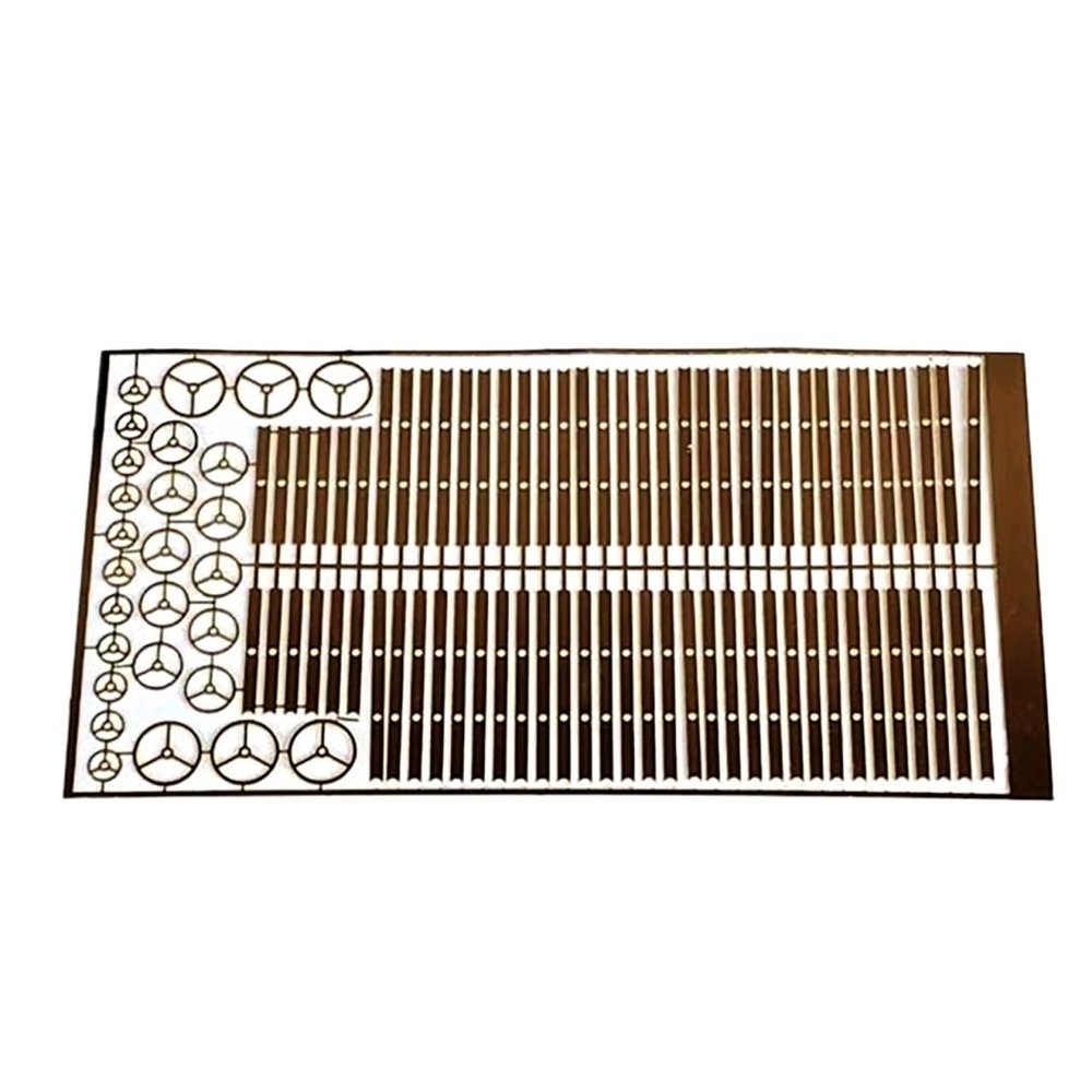 1/35 Scale Brass PE Railings Model Etching Parts for RC Ship Model