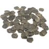 Plastic Doubloon Coins 100pcs Chest Games Tokens Pirate Coins Set for Pirate Adventure Themed Cosplay Party view 2