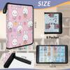 Kuquteed Cute Rabbit Trading Card Binder 9 Pocket 900 Cards Holder Collector Album with 50 Removable Sleeves Gifts for Boys Girls Strawberry Bunny Sports Game Cards view 2
