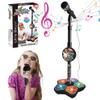 Microphone Stand for Kids, Kids with Stand Adjustable Height Led Light Detachable for Singing Play Party Gifts, with for view 2