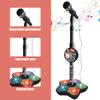 Microphone Stand for Kids, Kids with Stand Adjustable Height Led Light Detachable for Singing Play Party Gifts, with for view 3