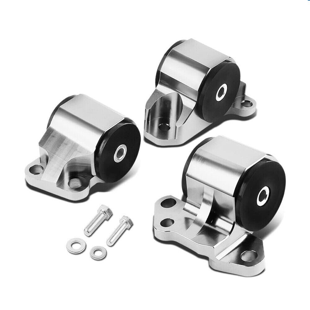 BILLET ALUMINUM 2-BOLT ENGINE MOUNT KIT FOR EG EH/DC D15/D16 B16/B18 SWAP MOTOR