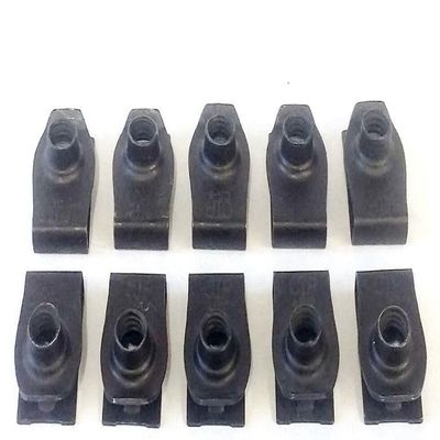 46-80 for Chevy AMC 10pk 1/4-20 Extruded Fender U-Nuts Clips Hood Body Panel Console