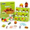 Air Dry Clay Kits - 12 Boxes Magic Modeling Clay for Kids, Party Food Theme Shaping Clay Art DIY Craft Kit, Ultra-Soft Texture, Includes Shaping Tools and Tutorials, Gift for Boys and Girls view 1