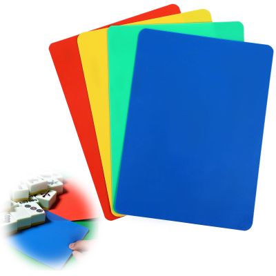 Aphumedc 4 Pcs Mahjong Tile Mixer Shuffler, Mahjong Shuffler Cards Fast Mixing Tool Mahjongs Accessories Gifts for Mahjongs Lovers (Red, Green, Blue, Yellow)