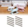 10x Dollhouse Flooring Mini Floor Boards Pretend Play, Scene Decor, Dollhouse Accessories, Miniature Simulation Wood Flooring, Style D view 3