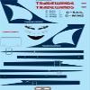 26Decals 72-233 1/72 Tradewinds UK 707-323C Laser Decal for Aircraft view 2