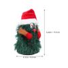 JECOMPRIS Rotating Tree Figurine Singing Dancing Xmas Tree Electric Christmas Doll Animated Toy Holiday Table Decoration view 2