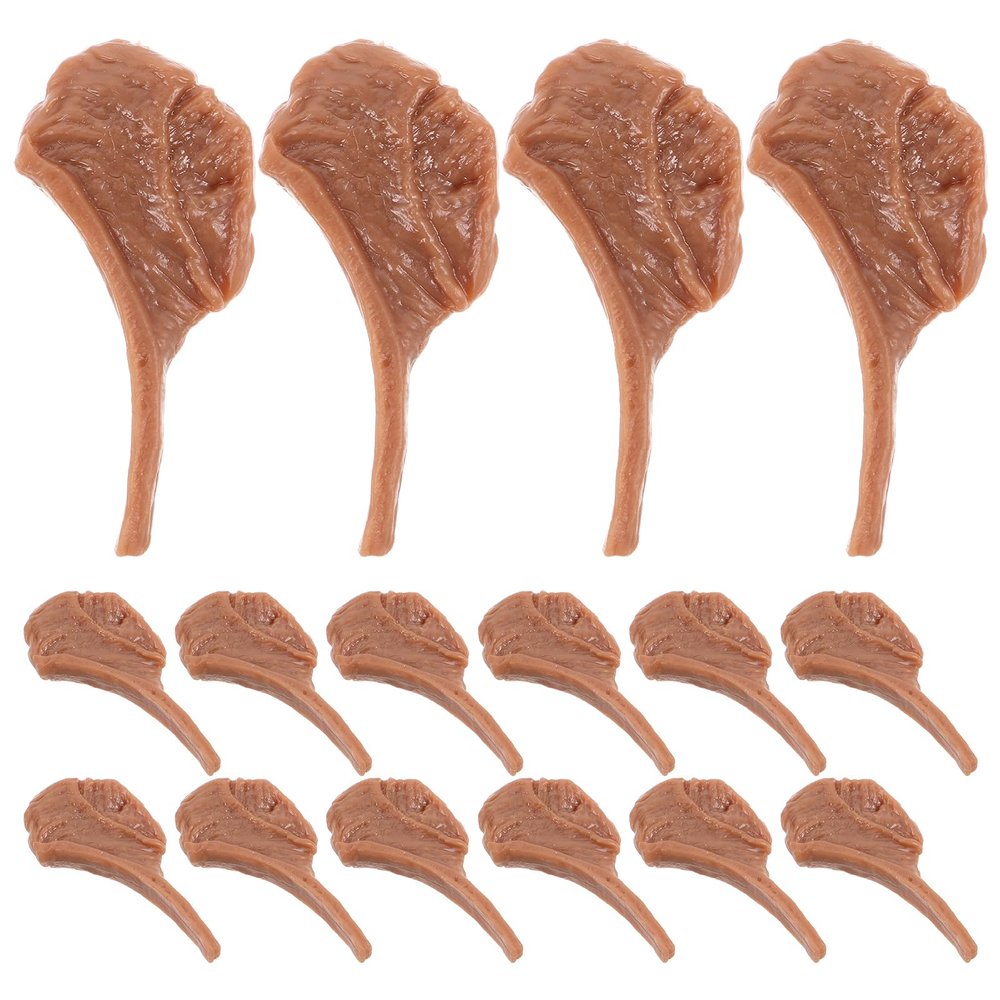 JECOMPRIS 50pcs Fake Meat: Miniature Realistic Steak Model - High Simulation Fake Food for Photography Props Kitchen Decoration Market Display